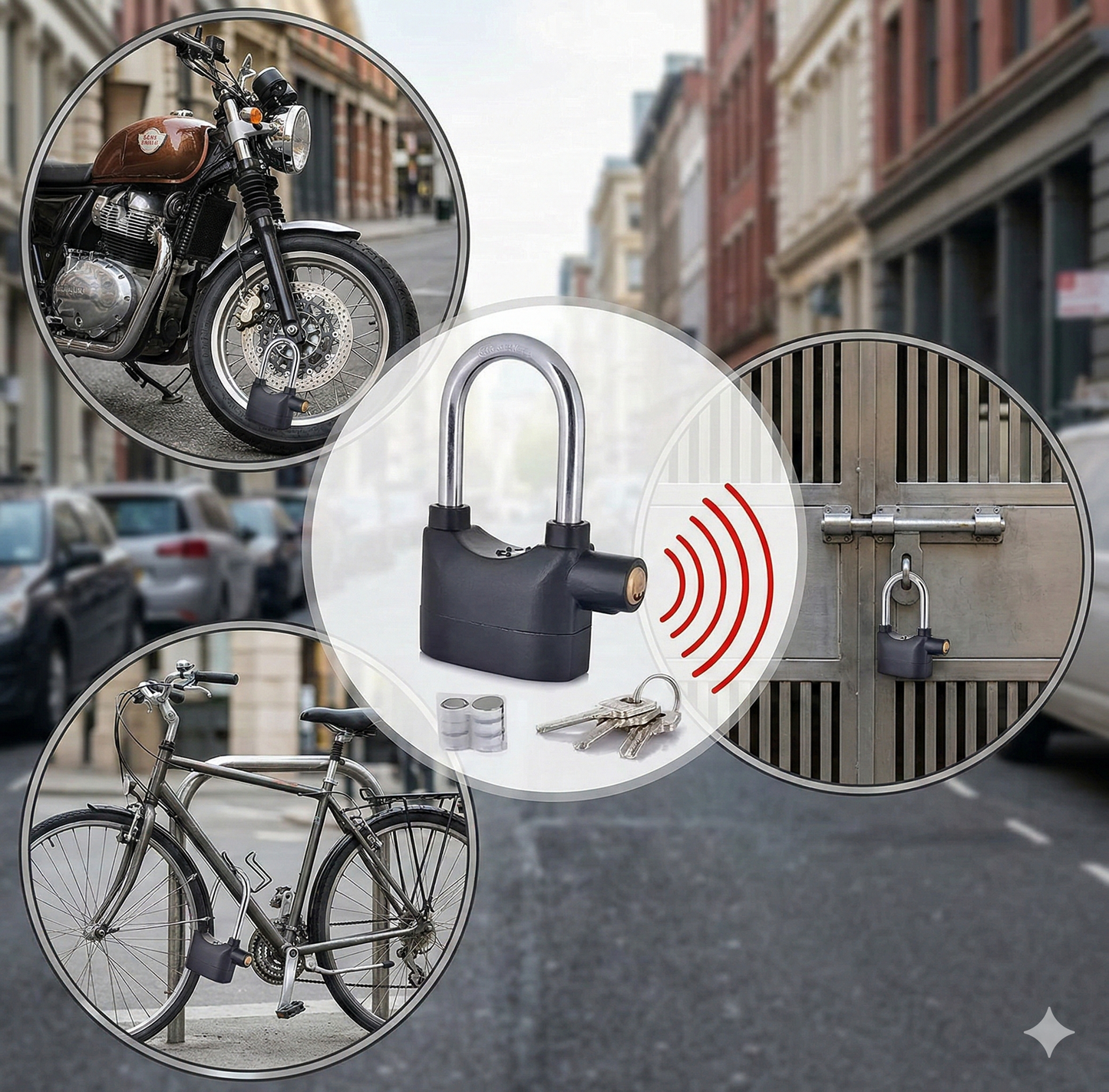 Candado con Alarma Inteligente SecureLock PRO™