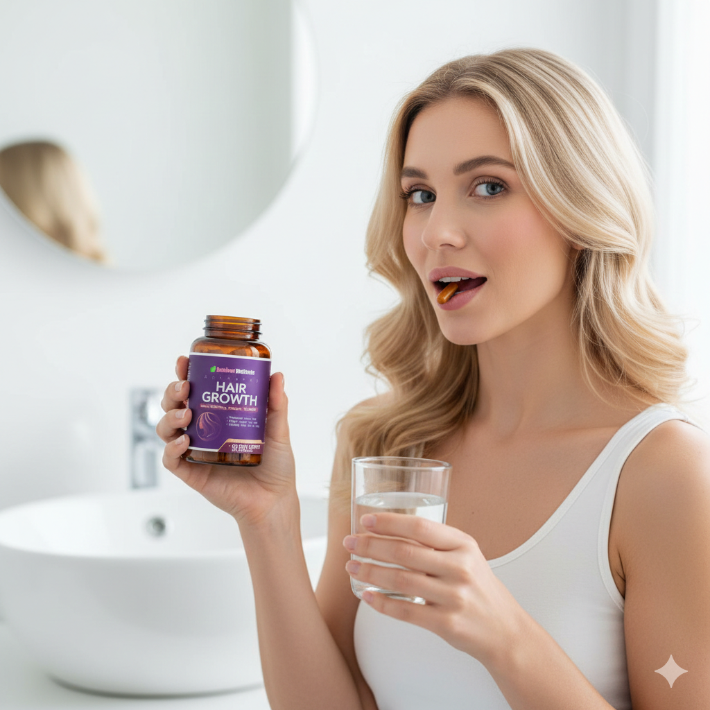 Hair Growth Advanced – Nutrición para un Cabello Más Fuerte y Vital.