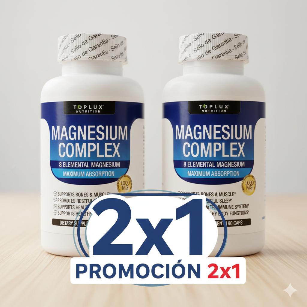Magnesium Complex 1000mg – Apoyo ideal para tu Energía.